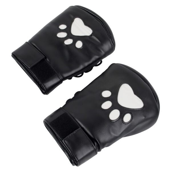 Banoch Perrito Mittones dog paws mittens bondage PU Leer Wit Voetje puppy play 3 scaled Banoch Perrito Mittones dog paws mittens bondage PU Leer Wit Voetje puppy play 3 scaled