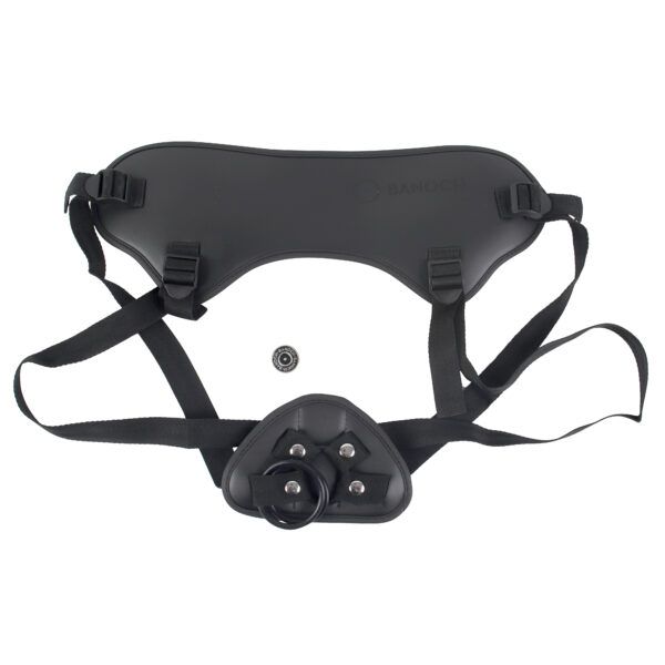 Banoch Strap on harnas voor dildos – verstelbaar in lengte – zacht neopreen om de heupen – universeel door 3 verschillende ringen 2 scaled