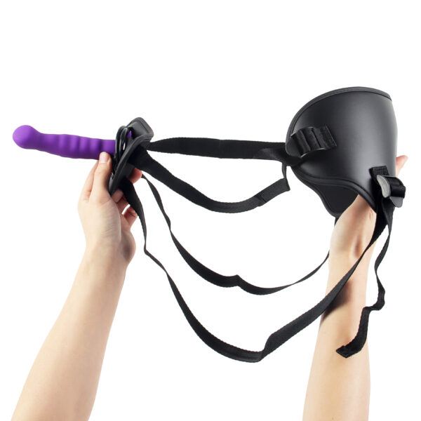 Banoch Strap on harnas voor dildos – verstelbaar in lengte – zacht neopreen om de heupen – universeel door 3 verschillende ringen 8 scaled