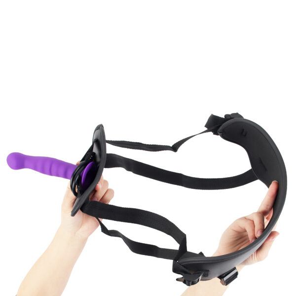 Banoch Strap on harnas voor dildos – verstelbaar in lengte – zacht neopreen om de heupen – universeel door 3 verschillende ringen 9 scaled