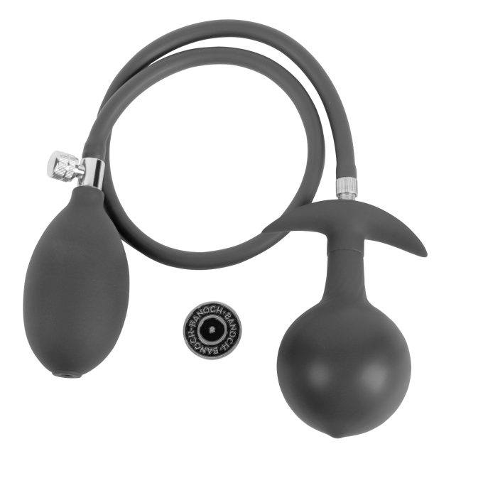 Banoch Buttplug inflatable black zwarte siliconen opblaasbare anaal plug 10 scaled