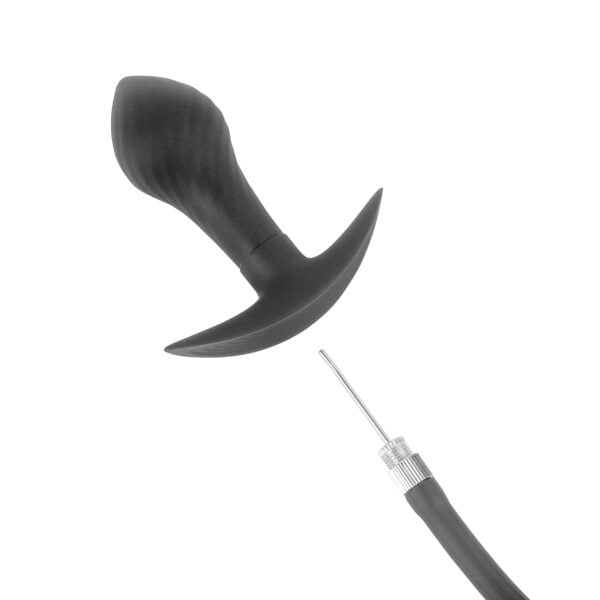 Banoch Buttplug inflatable black zwarte siliconen opblaasbare anaal plug 3 scaled