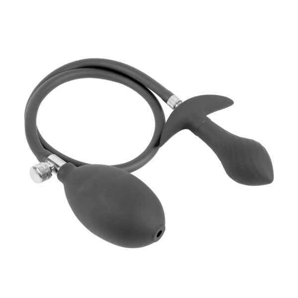 Banoch Buttplug inflatable black zwarte siliconen opblaasbare anaal plug 5 scaled