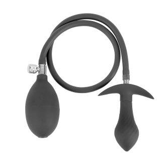 Banoch Buttplug inflatable black zwarte siliconen opblaasbare anaal plug 8 scaled