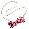 Banoch Daddy halsband hanger met goudkleurige ketting 1 scaled