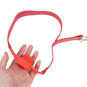 Banoch Gag open rood siliconen verstelbare pu leren band 1 scaled