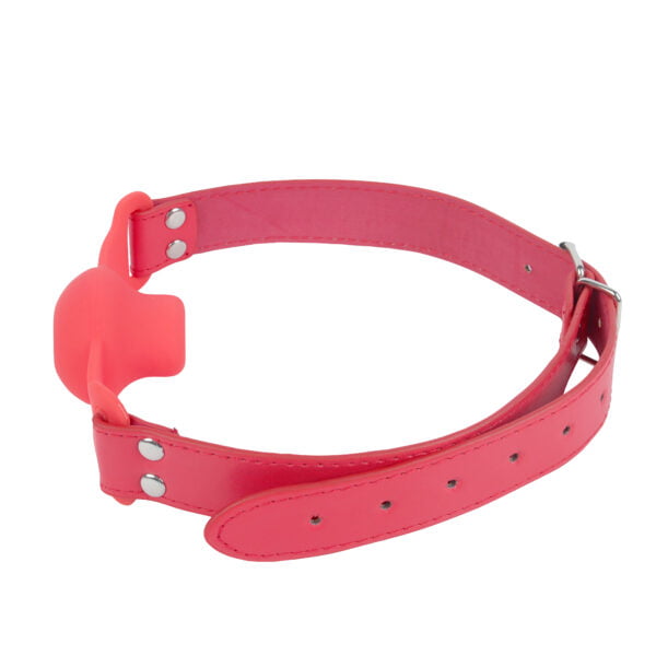 Banoch Gag open rood siliconen verstelbare pu leren band 5 scaled