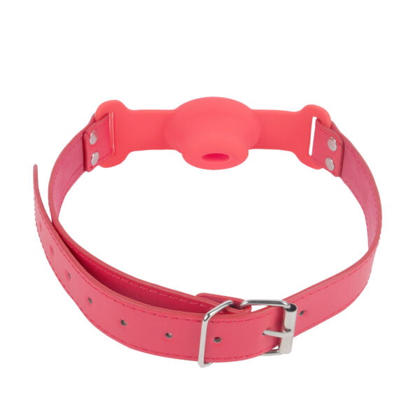 Banoch Gag open rood siliconen verstelbare pu leren band 7 scaled