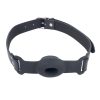 Banoch Gag open zwart siliconen verstelbare pu leren band 3 scaled