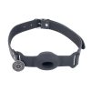 Banoch Gag open zwart siliconen verstelbare pu leren band 4 scaled