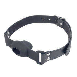 Banoch Gag open zwart siliconen verstelbare pu leren band 5 scaled