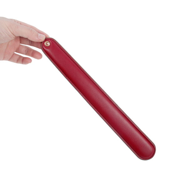 Banoch Paddle roodzwart Bolle en vlakke kant 31 cm X 4 cm imitatie leer BDSM 4 scaled