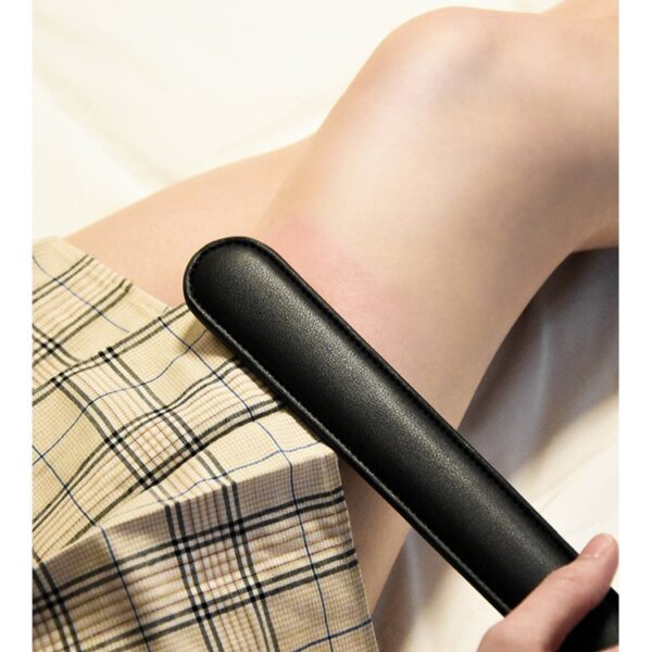 Banoch Paddle zwart Bolle en vlakke kant 31 cm X 4 cm imitatie leer BDSM