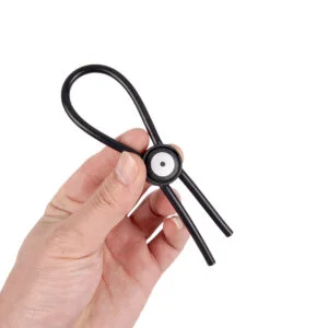 Banoch Verstelbare zwarte lasso cockring 10 scaled