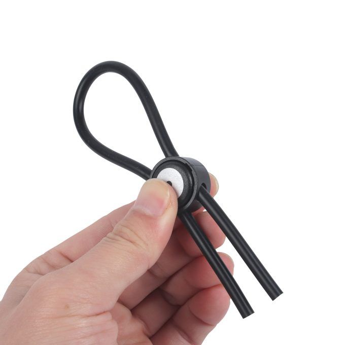 Banoch Verstelbare zwarte lasso cockring 7 scaled