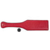 Banoch paddle roodzwart Bolle en vlakke kant imitatie leer 33 cm 7 cm BDSM 2 scaled