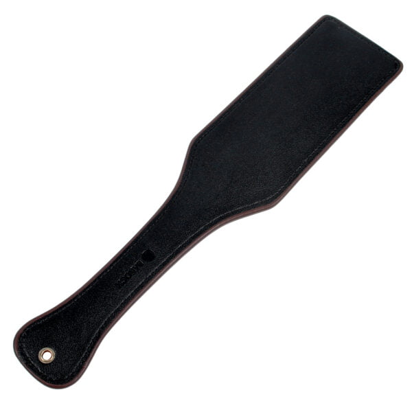 Banoch paddle roodzwart Bolle en vlakke kant imitatie leer 33 cm 7 cm BDSM 3 scaled