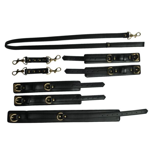 Banoch luxe bondageset zwart handboeien enkelboeien collar leash pu leer opbergtas 23 scaled Banoch luxe bondageset zwart handboeien enkelboeien collar leash pu leer opbergtas 23 scaled