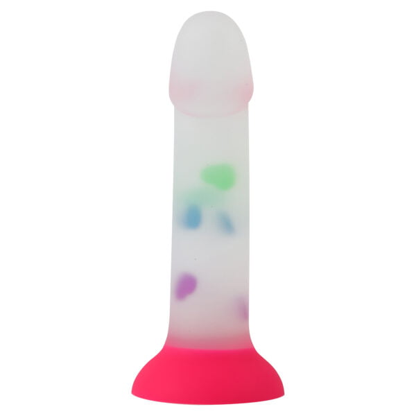 Banoch Dildo Heart siliconen met roze zuignap 17 cm lang O 32 cm 2 scaled