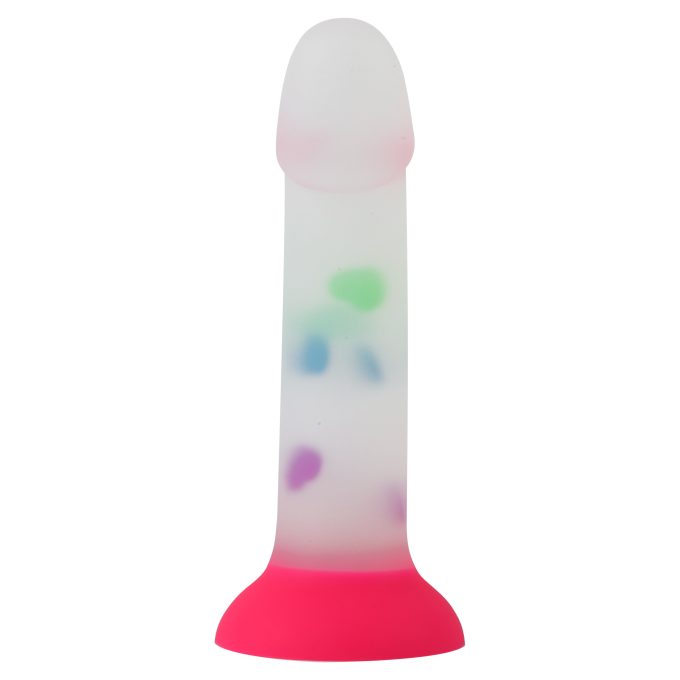 Banoch Dildo Heart siliconen met roze zuignap 17 cm lang O 32 cm 2 scaled