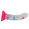 Banoch Dildo Heart siliconen met roze zuignap 17 cm lang O 32 cm 6 scaled