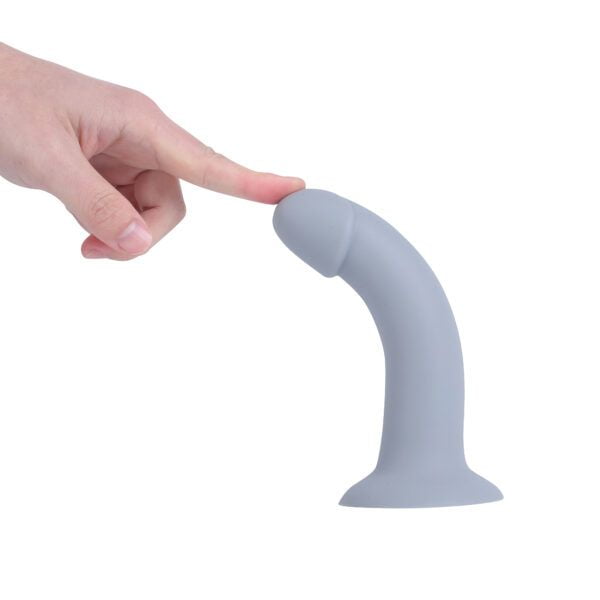Banoch Dildo Claes grijs siliconen met zuignap 17 cm lang O 34 cm 1 scaled
