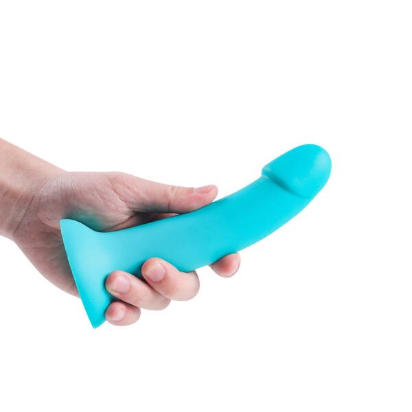 Banoch Dildo Claes groen siliconen met zuignap 17 cm lang O 32 cm 3 scaled