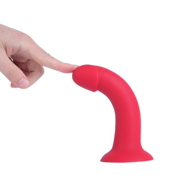 Banoch Dildo Claes rood siliconen met zuignap 17 cm lang O 34 cm 1 scaled