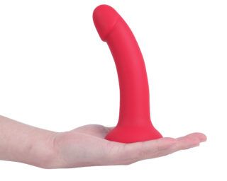 Banoch Dildo Claes rood siliconen met zuignap 17 cm lang O 34 cm 3 scaled