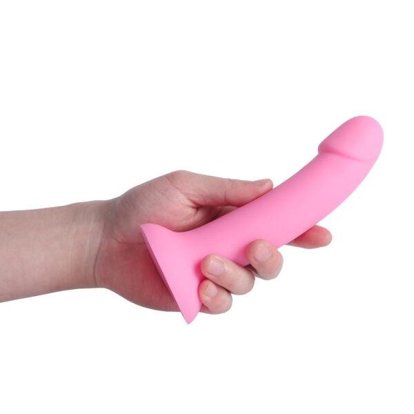 Banoch Dildo Claes zacht roze siliconen met zuignap 17 cm lang O 34 cm 3 scaled