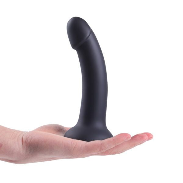 Banoch Dildo Claes zwart siliconen met zuignap 17 cm lang O 32 cm 4 scaled