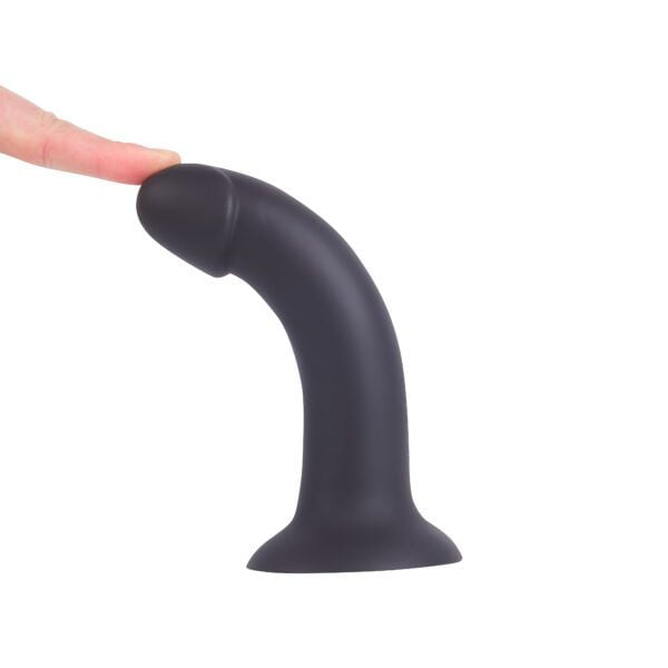 Banoch Dildo Claes zwart siliconen met zuignap 17 cm lang O 32 cm 6 scaled