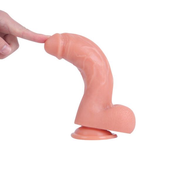 Banoch Dildo siliconen beige met zuignap max O 47 cm 20 cm 2 scaled