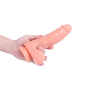 Banoch Dildo siliconen beige met zuignap max O 47 cm 20 cm 5 scaled