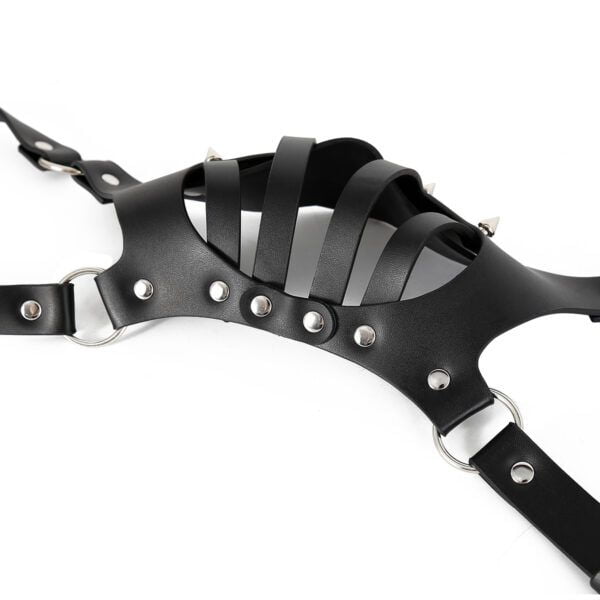 Banoch Hannibal zwart imitatie leer Bondage 7 Banoch Hannibal zwart imitatie leer Bondage 7