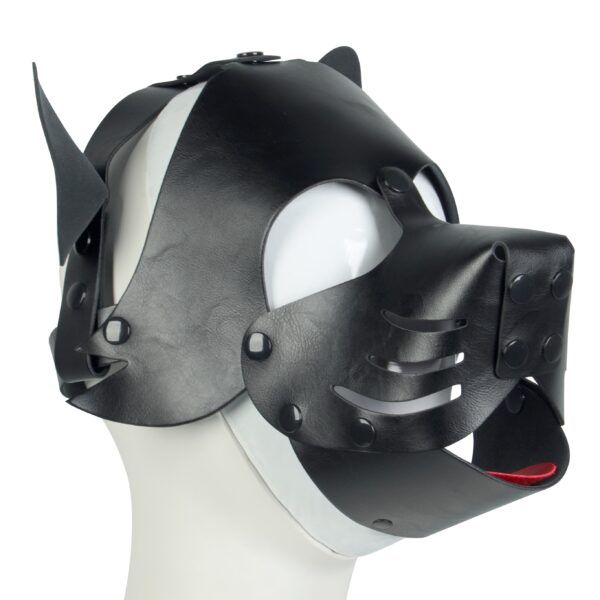 Banoch Masker Doggy zwart imitatie leer Bondage Puppy Play 2 scaled Banoch Masker Doggy zwart imitatie leer Bondage Puppy Play 2 scaled