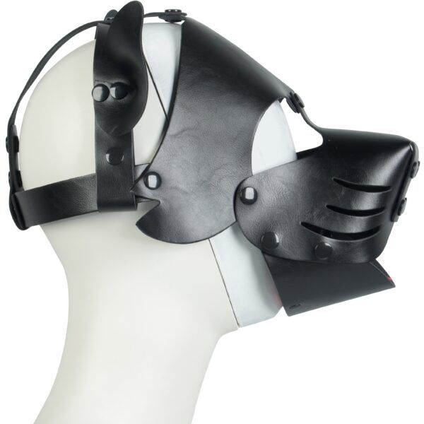 Banoch Masker Doggy zwart imitatie leer Bondage Puppy Play 3 scaled Banoch Masker Doggy zwart imitatie leer Bondage Puppy Play 3 scaled