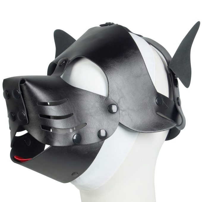 Banoch Masker Doggy zwart imitatie leer Bondage Puppy Play 7 scaled Banoch Masker Doggy zwart imitatie leer Bondage Puppy Play 7 scaled