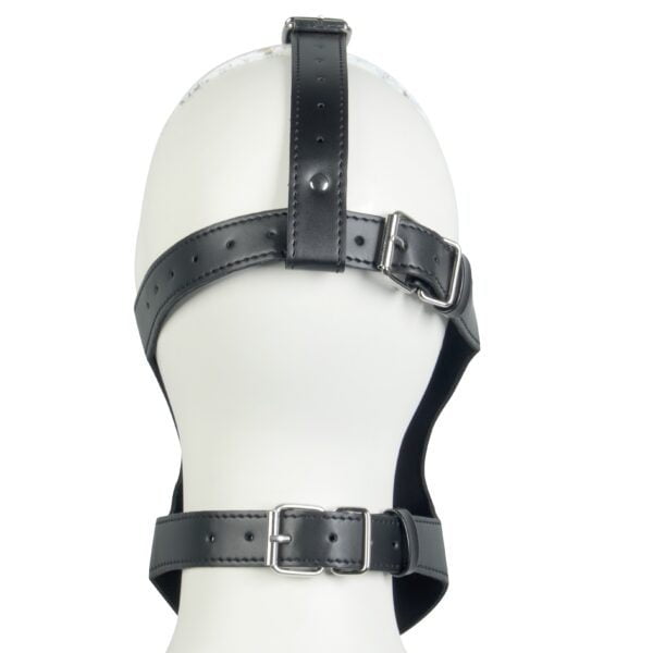 Banoch Masker Nosey Zwart imitatie leer Bondage 11 scaled