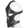 Banoch Masker Nosey Zwart imitatie leer Bondage 3 scaled