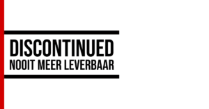 nooit meer leverbaar discontinued