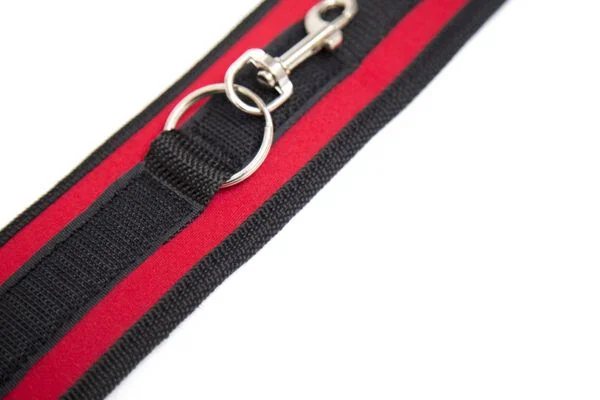 Banoch Bondageset voor onder bed stevige zachte neopreen boeien makkelijk verstelbaar rood (6)