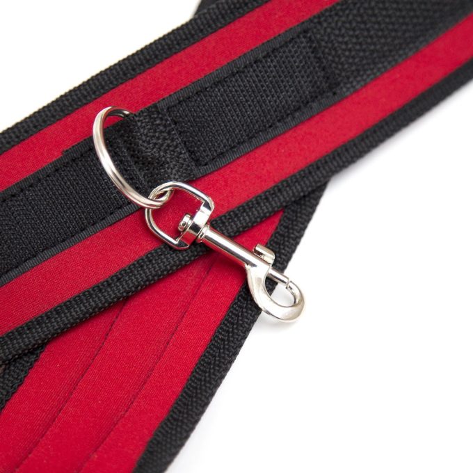 Banoch Bondageset voor onder bed stevige zachte neopreen boeien makkelijk verstelbaar rood (7)