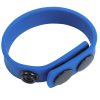 Banoch Cockring verstelbaar met drukknopen blauw siliconen max Ø 5 cm