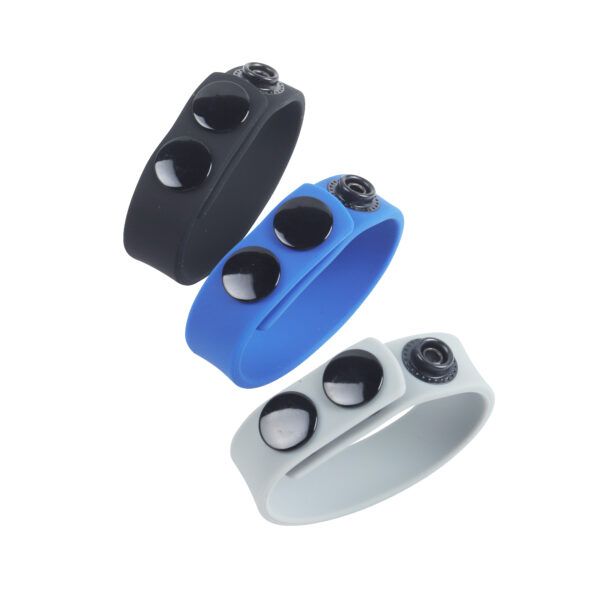 Banoch Cockring verstelbaar met drukknopen grijs siliconen max Ø 5 cm (3) Banoch Cockring verstelbaar met drukknopen grijs siliconen max Ø 5 cm (3)