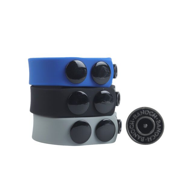 Banoch Cockring verstelbaar met drukknopen grijs siliconen max Ø 5 cm (6) Banoch Cockring verstelbaar met drukknopen grijs siliconen max Ø 5 cm (6)