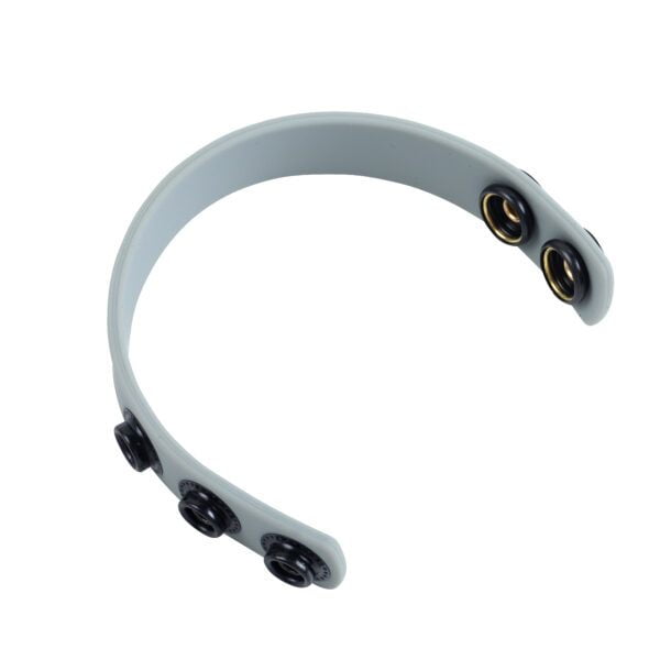 Banoch Cockring verstelbaar met drukknopen grijs siliconen max Ø 5 cm (7) Banoch Cockring verstelbaar met drukknopen grijs siliconen max Ø 5 cm (7)