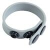 Banoch Cockring verstelbaar met drukknopen grijs siliconen max Ø 5 cm (8) Banoch Cockring verstelbaar met drukknopen grijs siliconen max Ø 5 cm (8)