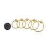 Banoch Glansring Veronica Ø 25 mm goudkleurige metalen eikelring cockring (3)