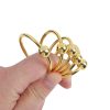 Banoch Glansring Veronica Ø 25 mm goudkleurige metalen eikelring cockring (4)